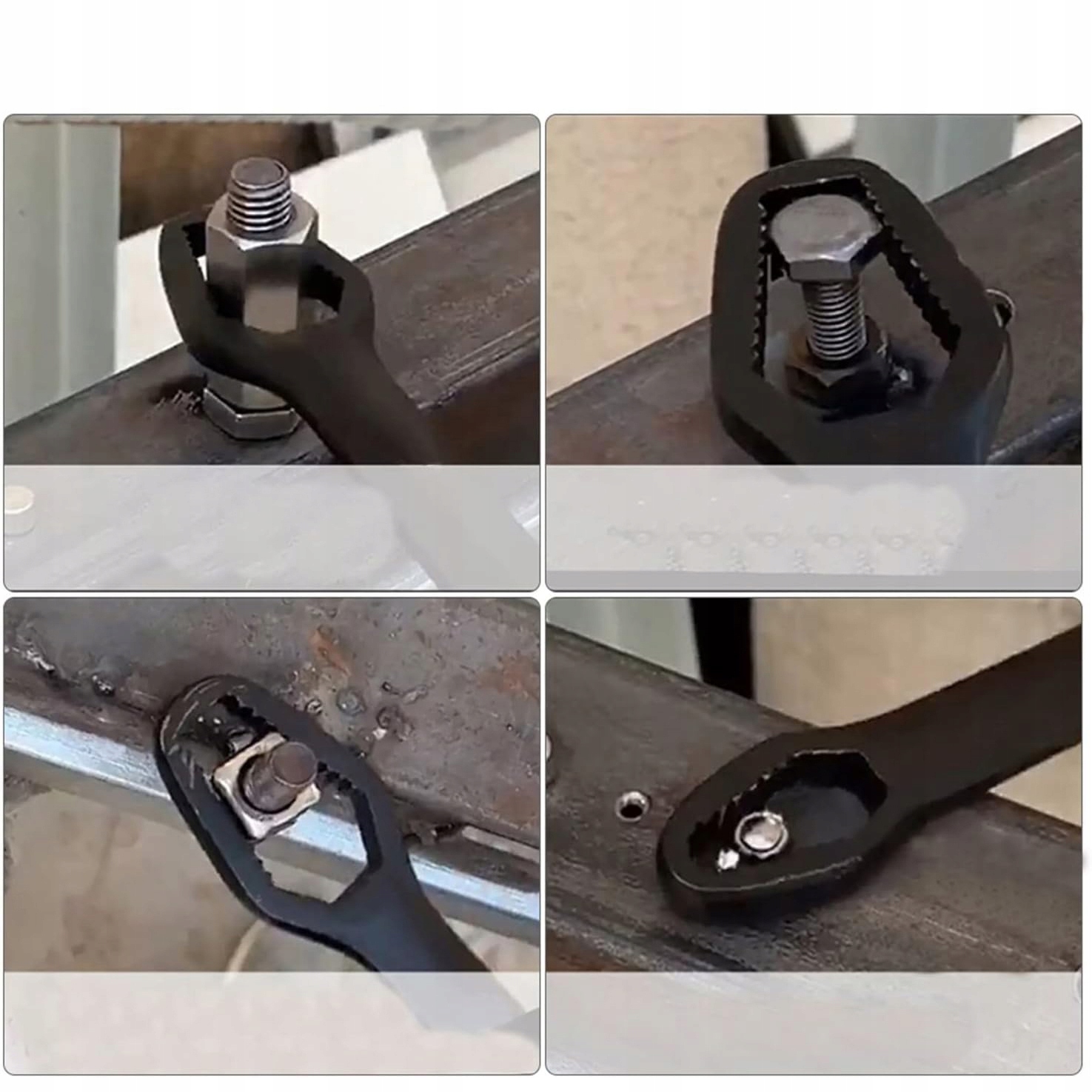 UNIWERSALNY KLUCZ PŁASKI OCZKOWY 3-17MM WIELOFUNKCYJNY STALOWY CALOWY HQ Marka Rosfix