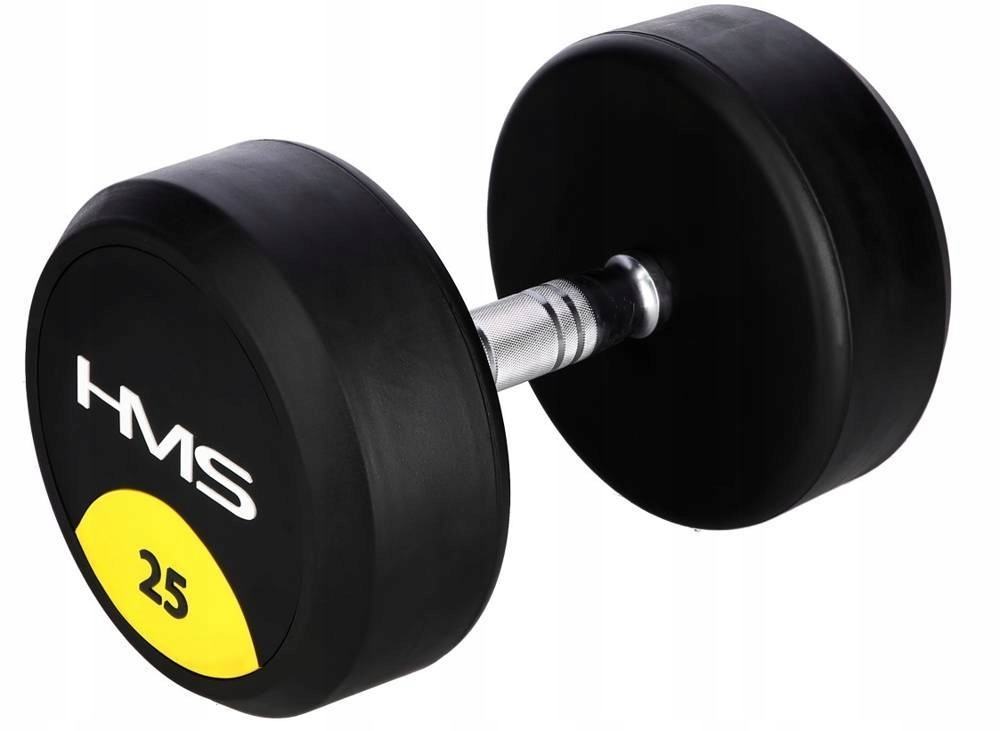 Hms Pogumovaná tréninková činka pro fitness cvičení a silový trénink 25 kg