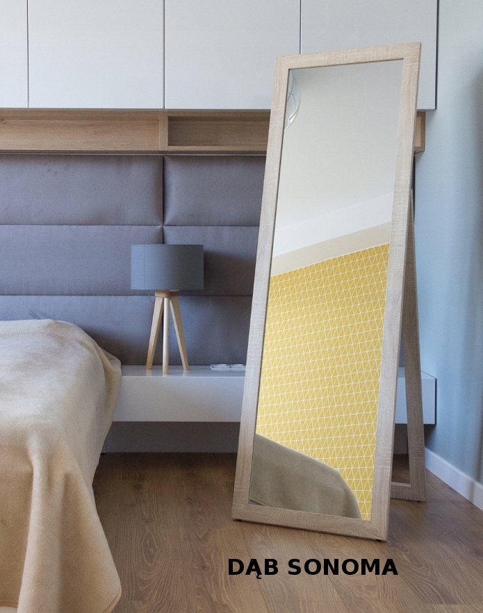 DUŻE lustro STOJĄCE rama PREMIUM 160x60 SHABBY Wyposażenie dodatkowe nie dotyczy