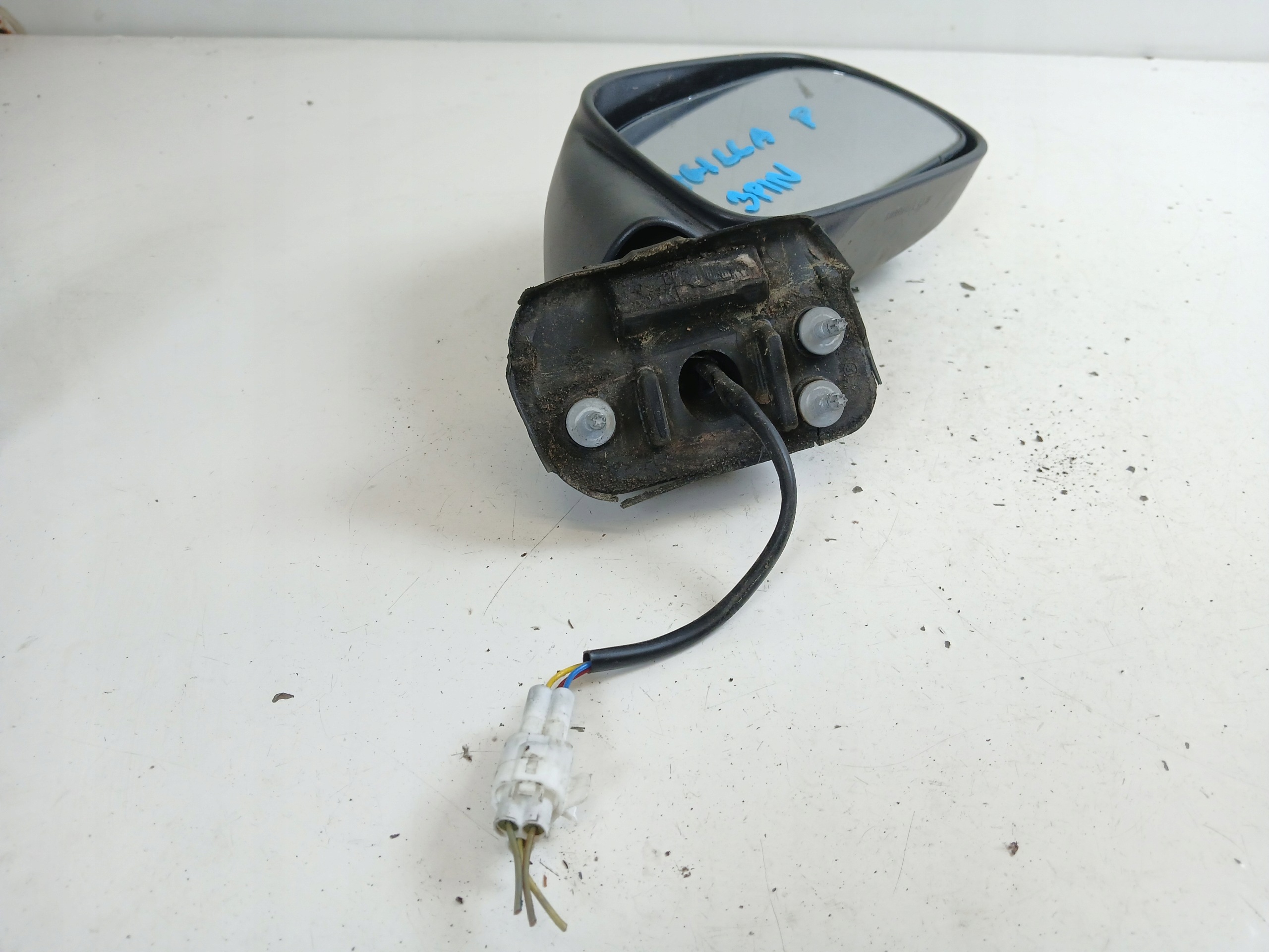 OPEL AGILA A mirror right 3 PIN black,