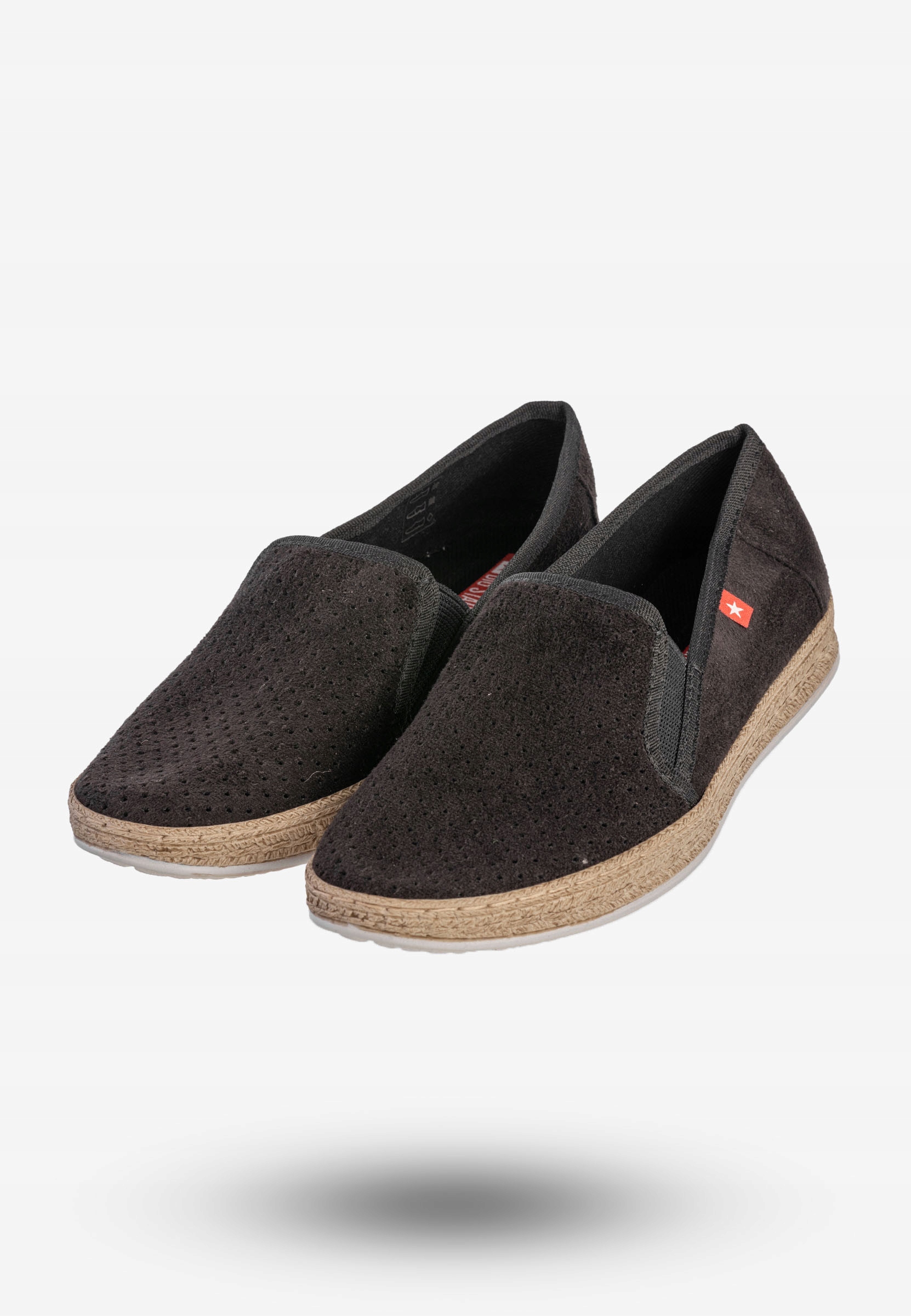Espadryle Damskie BIG STAR Buty Tenisówki Wsuwane Modne Czarne FF276032 39 Marka Big Star