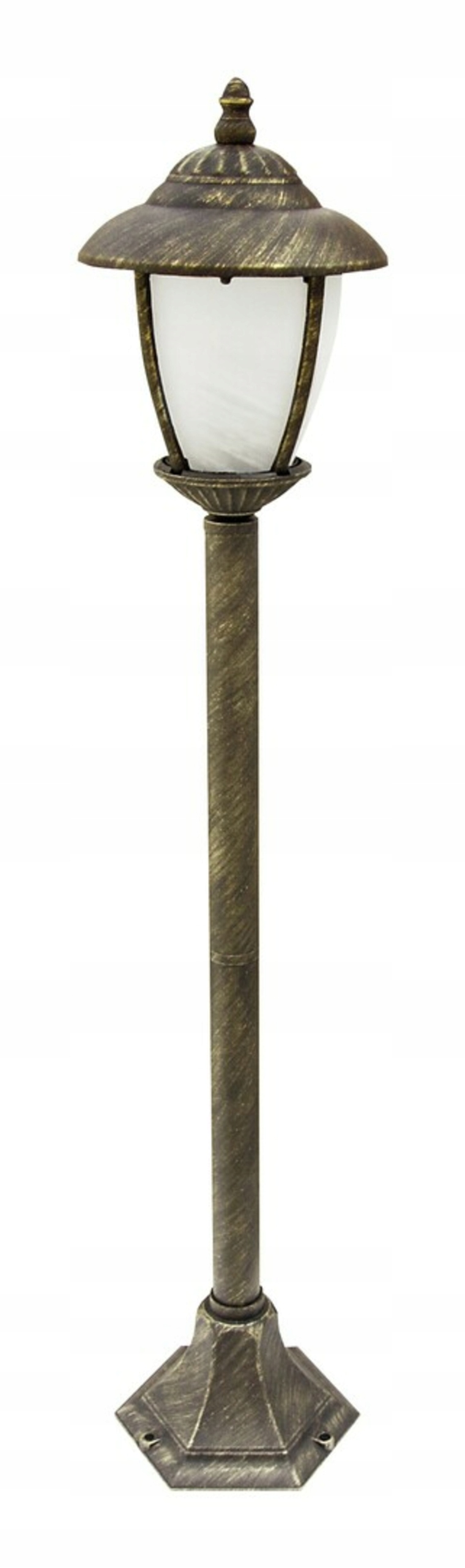 Rabalux Madrid vonkajšie stĺpikové svietidlo E27 60W IP43 antická zlatá 105cm