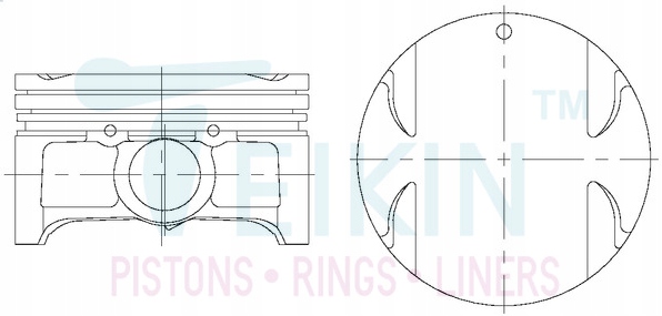 42219STD - ПОРШНЕВОЙ ШТИФТ MAZDA 2 DE 2007-2014 1.5