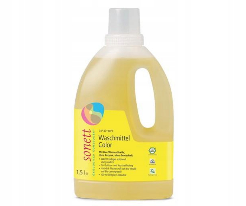 Levně Tekutý prací prostředek na barvy Sonett 1,5 l