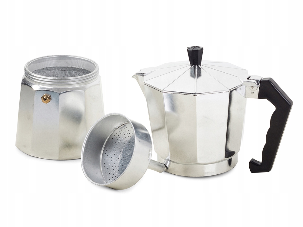 KAWIARKA ZAPARZACZ DO KAWY 3 KAWY 150ml ALUMINIOWA Pojemność (w filiżankach) 3