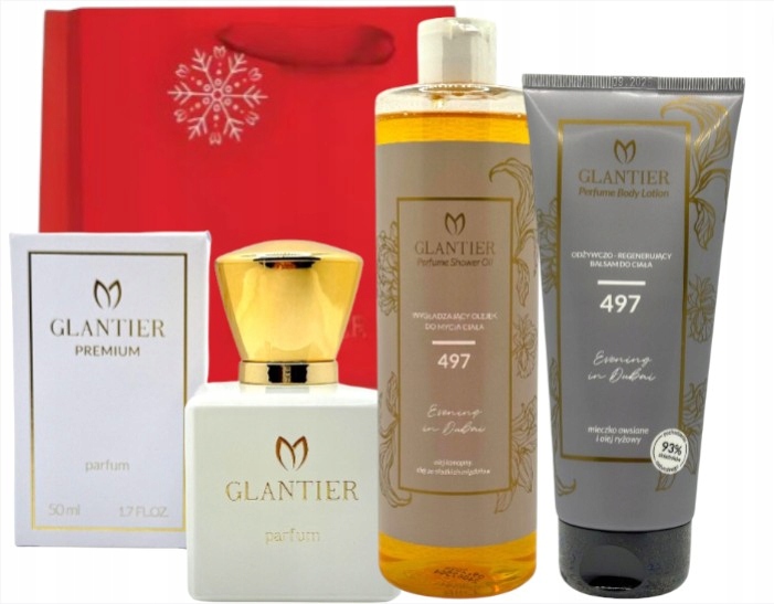 Glantier Sada Xmas pro ni 497: Parfém Prémiový olej Balzámová taška