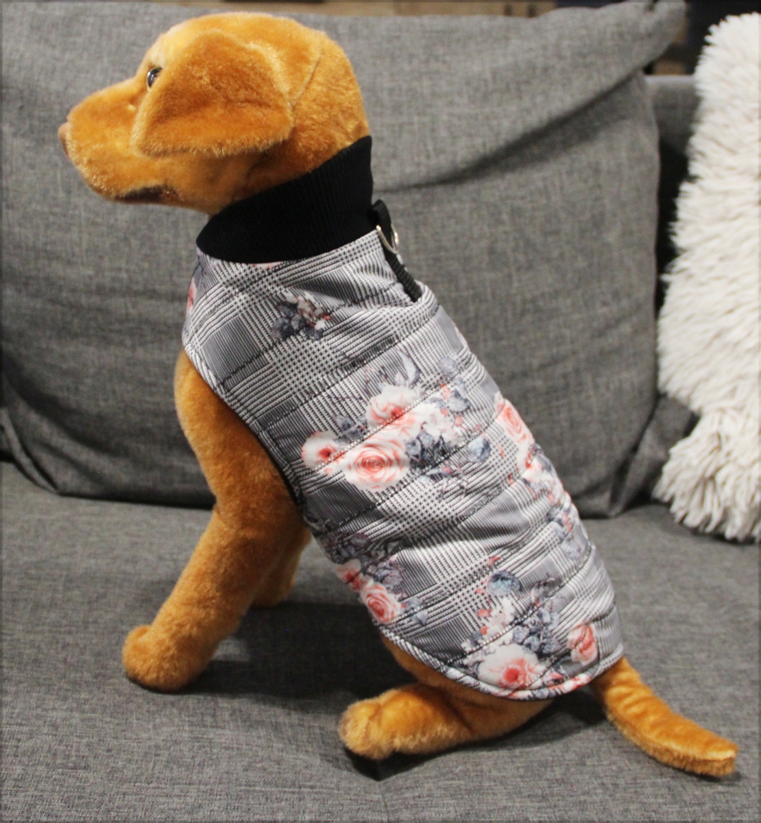 Levně Oblečení pro psa bundička na suchý zip Xs