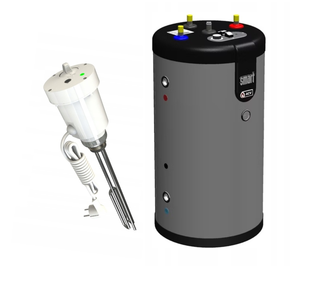 Wymiennik cwu Acv Smart E 130 bojler zasobnik ciepłej wody Grzałka 3 Kw