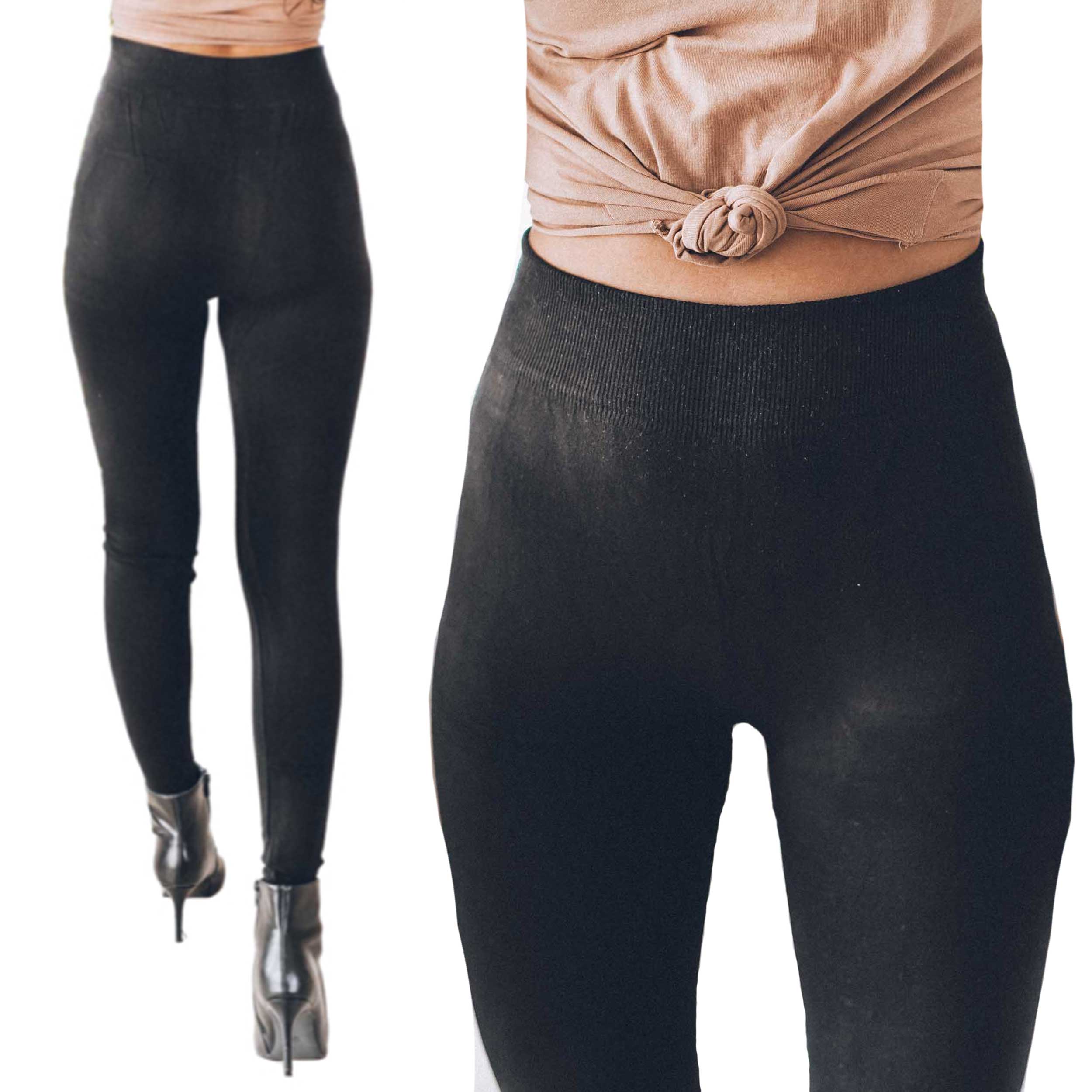 

Bambusowe legginsy damskie ocieplane getry XL/XXL