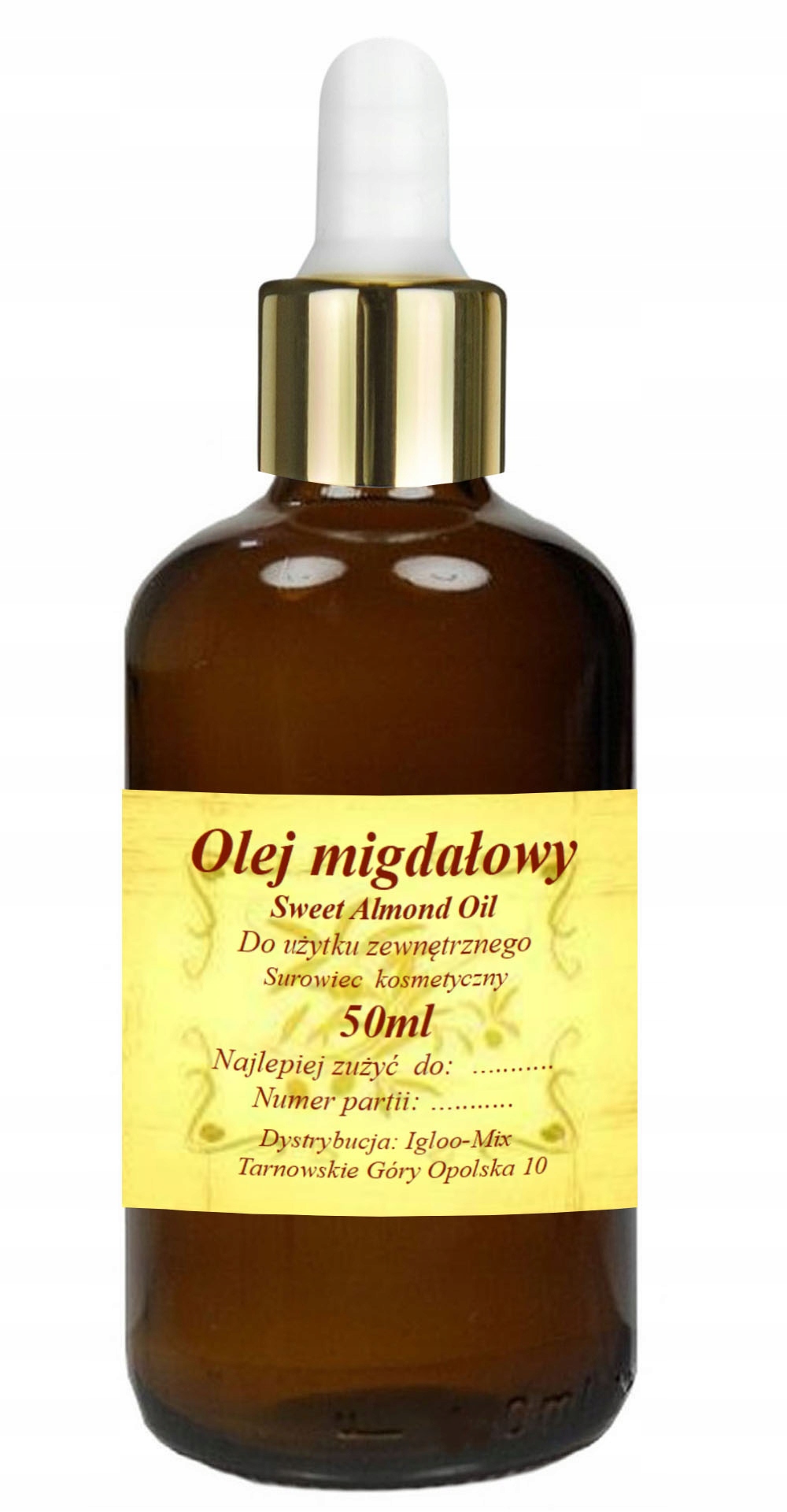 

Olej Migdałowy 50ml z pipetą