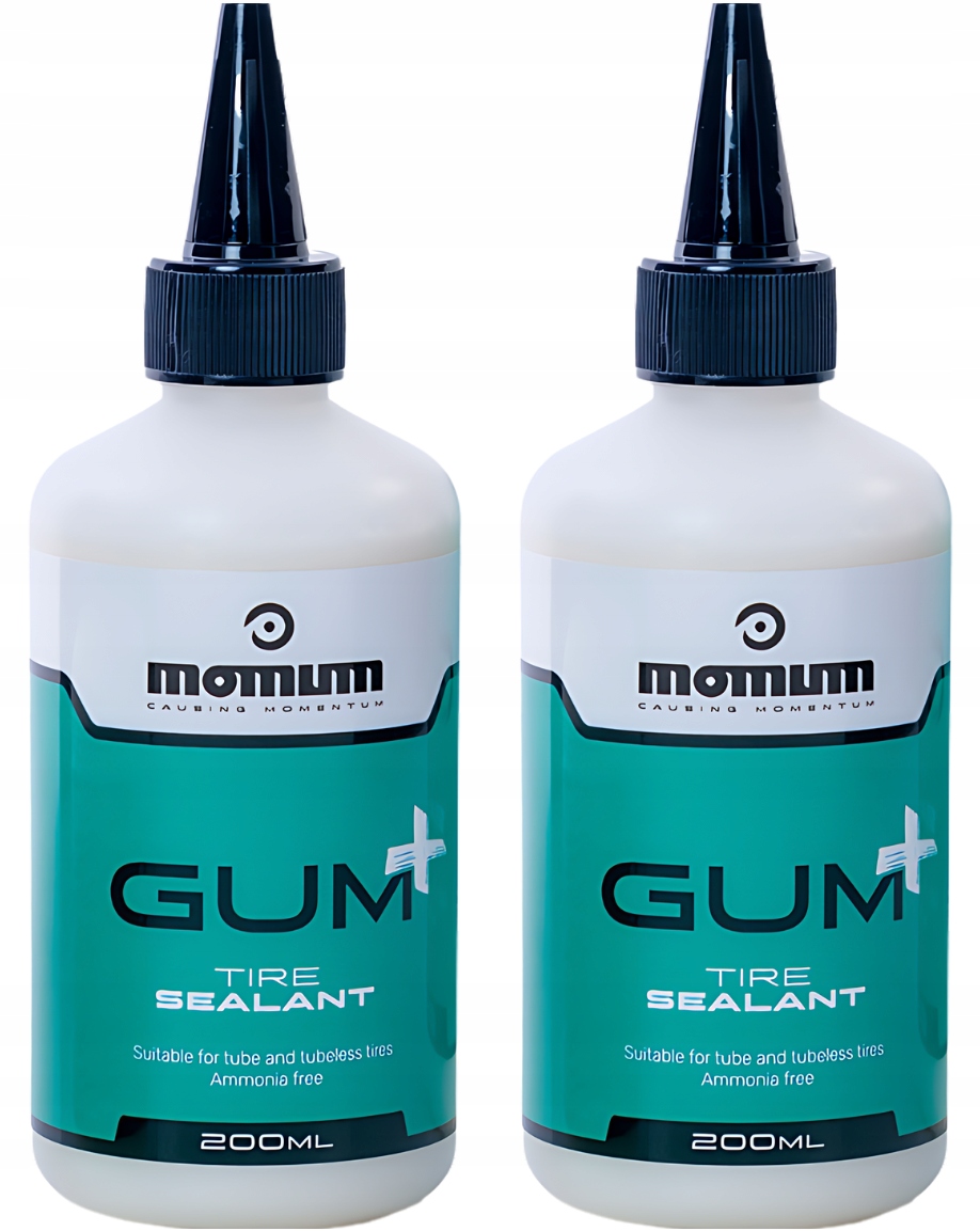 2x Momum Gum+ 200ml Mleko Uszczelniacz Opon Dętek Roweru Mleczko Tubeless