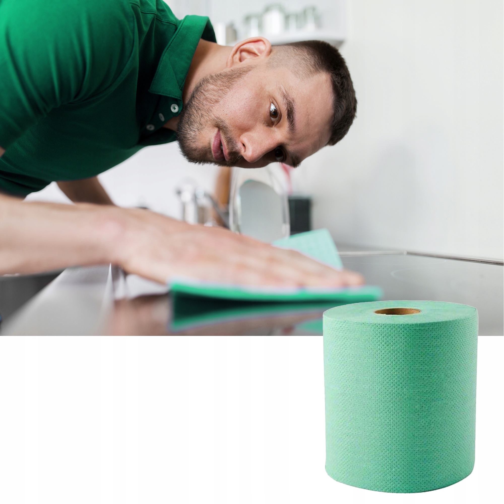 CZYŚCIWO PRZEMYSŁOWE ZIELONE ROLKA 200m PROMOCJA Kod producenta 5904413371083