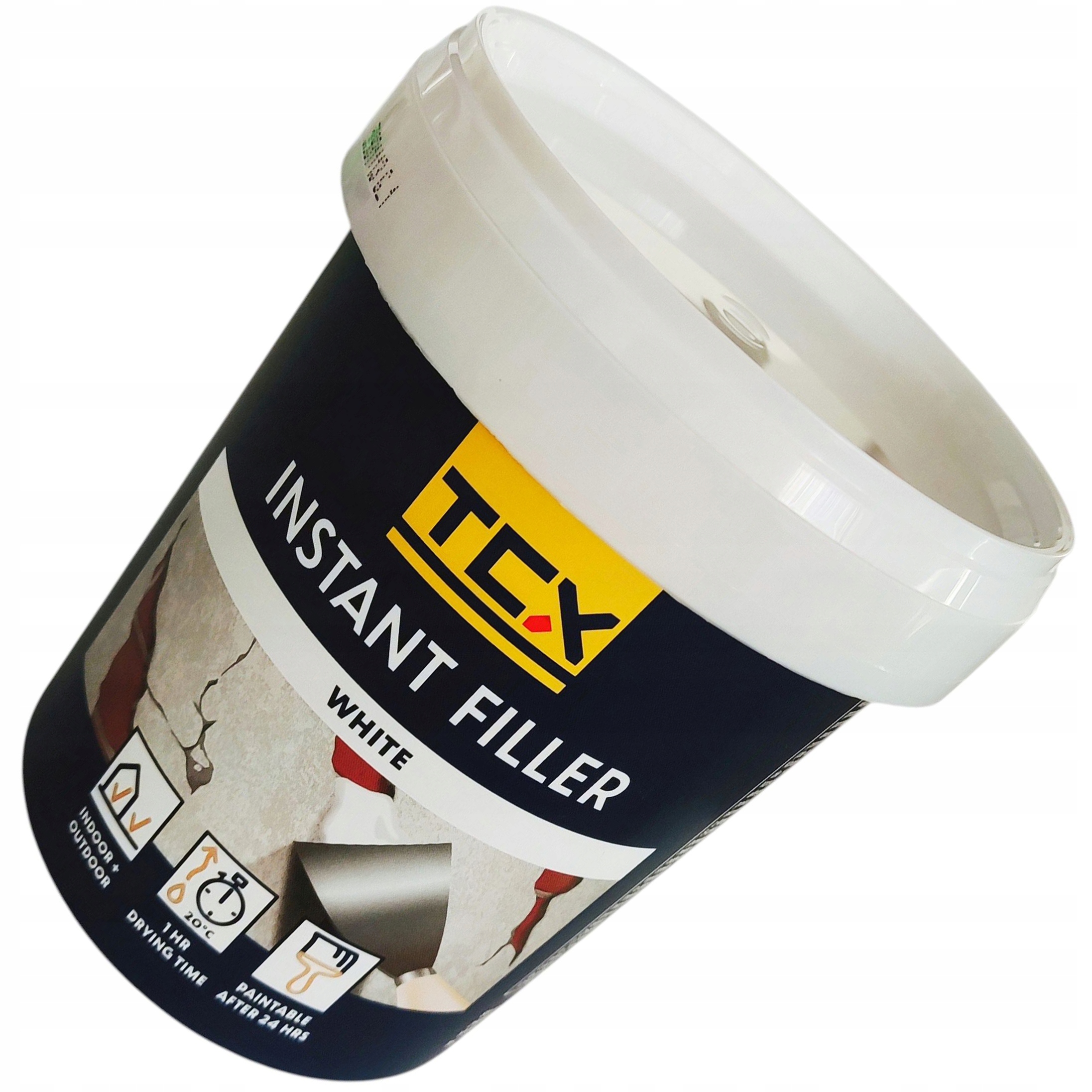 Špachtle Výplň Špachtle Bílá Na Stěny Zdiva Prasknout Dutiny 1 kg