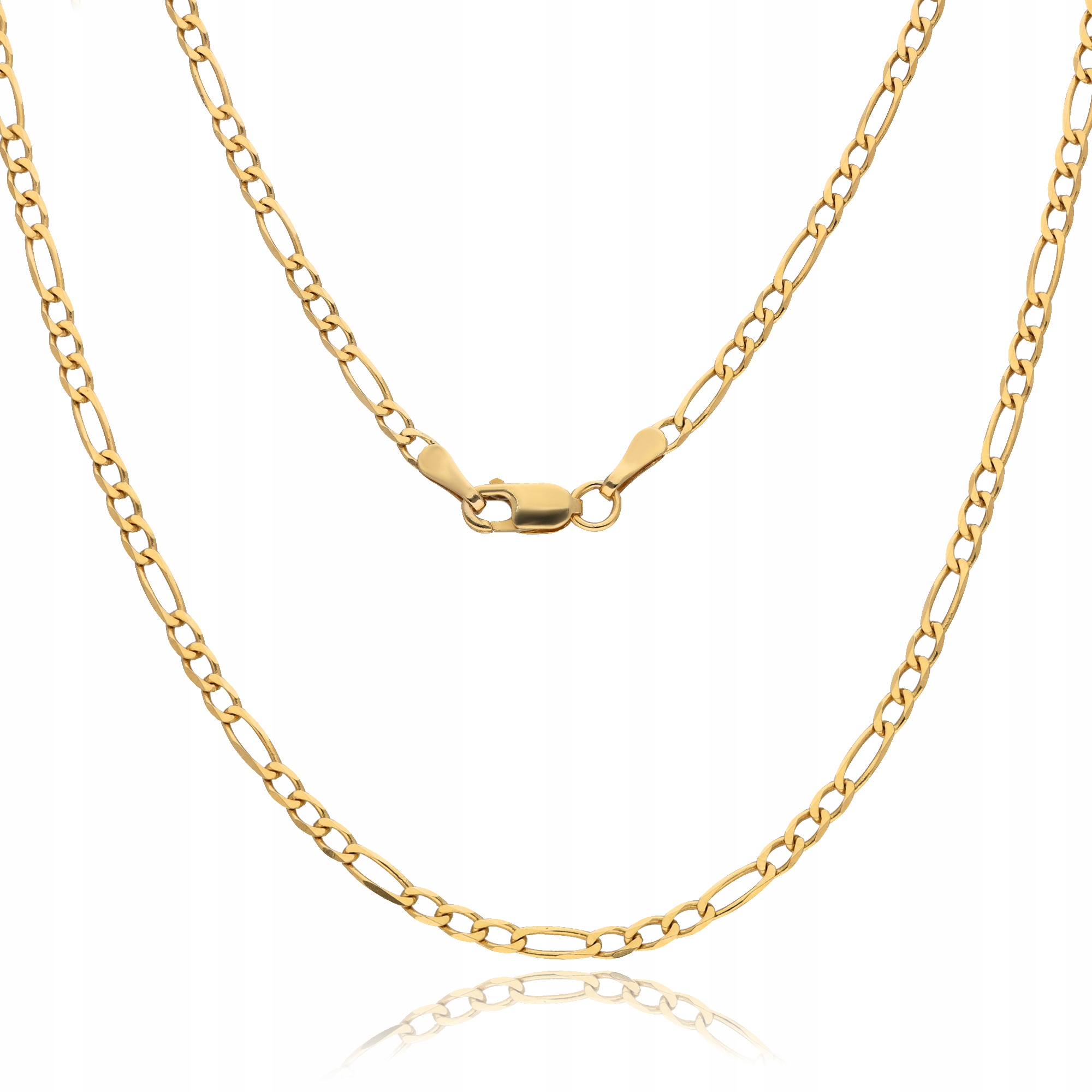 Zlatý Řetízek Figaro Dámský Pánský 55 cm zlatý pr.585