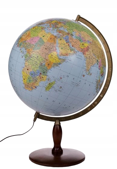 GLOBUS POLITYCZNY 42 CM PODŚWIETLANY