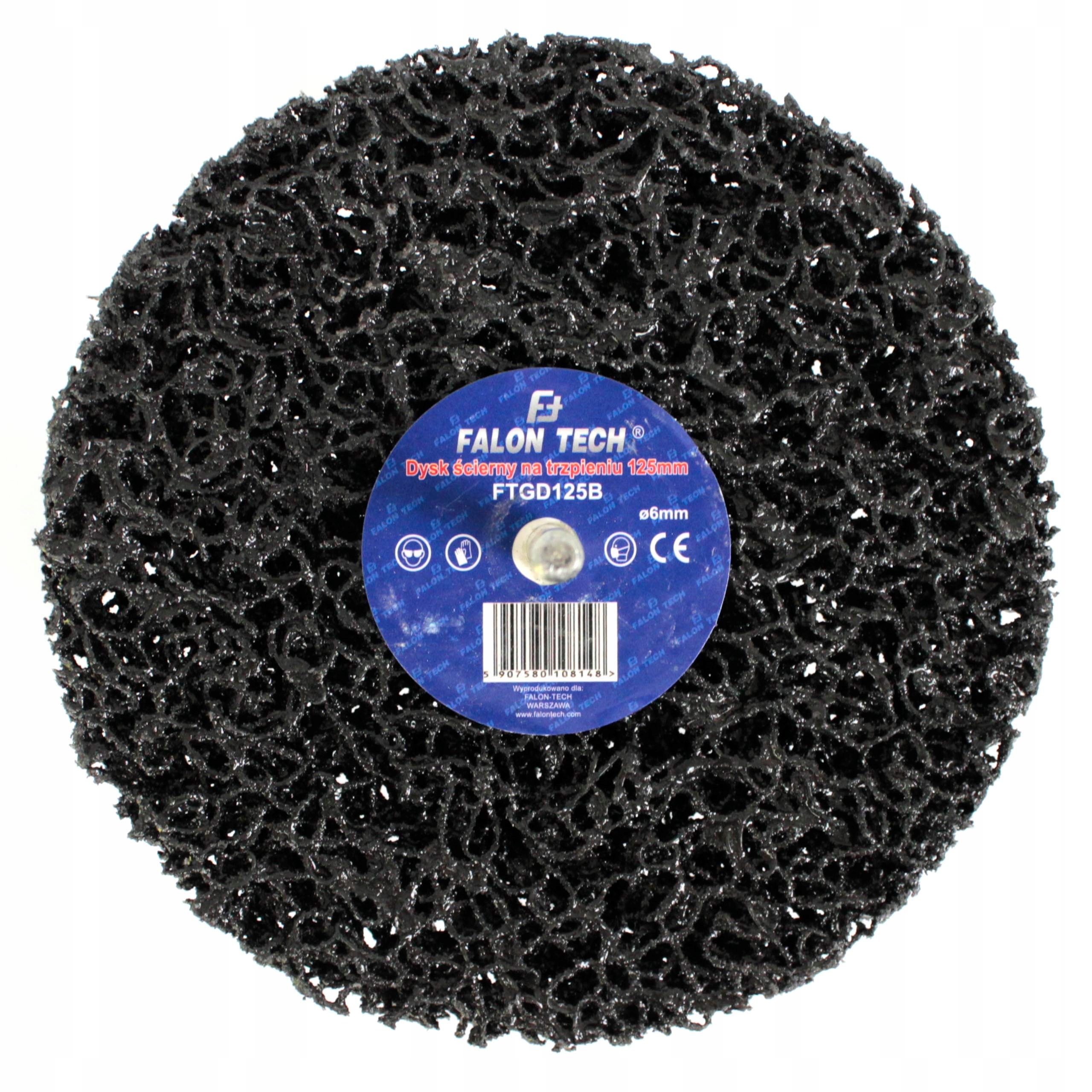 ŚCIERNICA Z WŁÓKNINY TWARDEJ NA TRZPIENIU 125 x 6 EAN (GTIN) 5907580108148