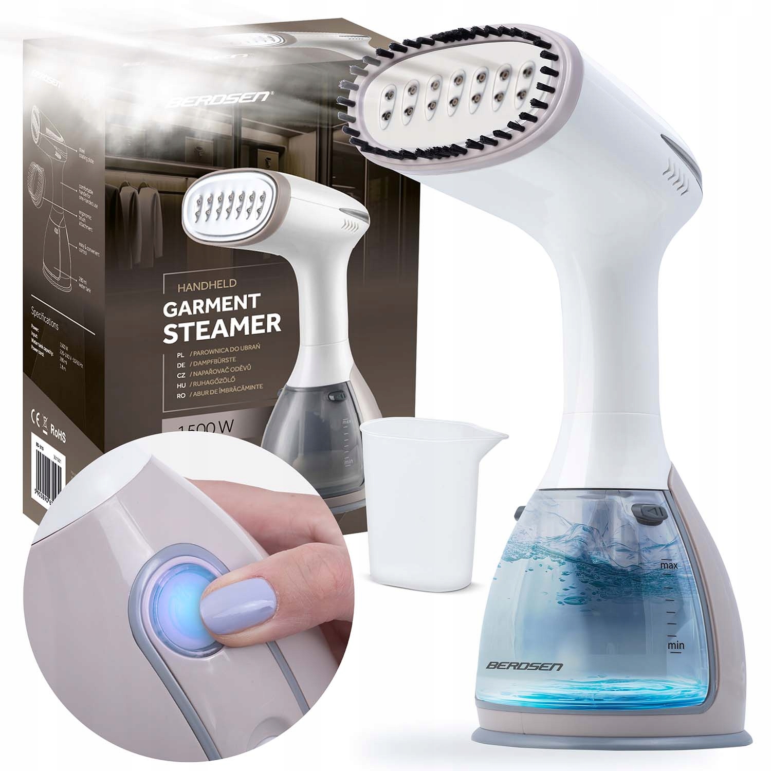 Parní žehlička na prádlo Steamer 1500 W Žehlička 32 g/min