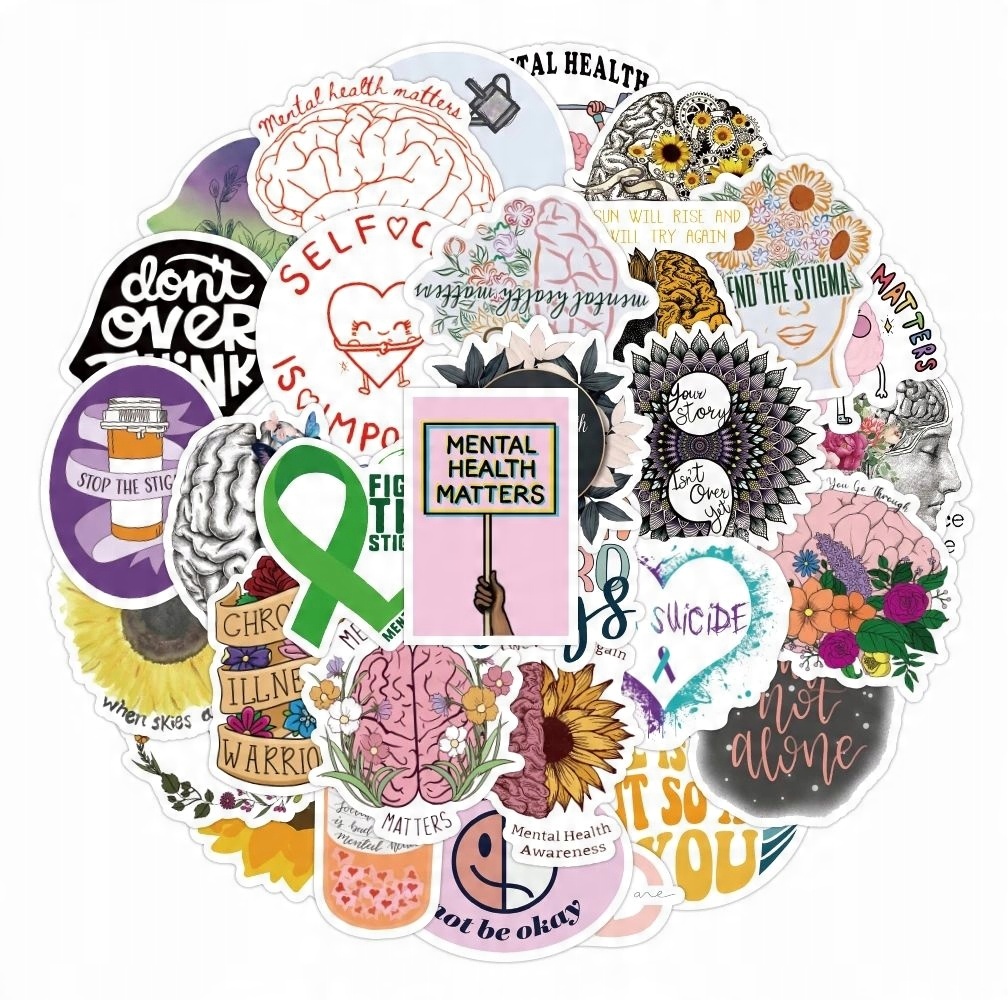 

Zestaw Naklejek sticker bomb MIX Psycho 50szt