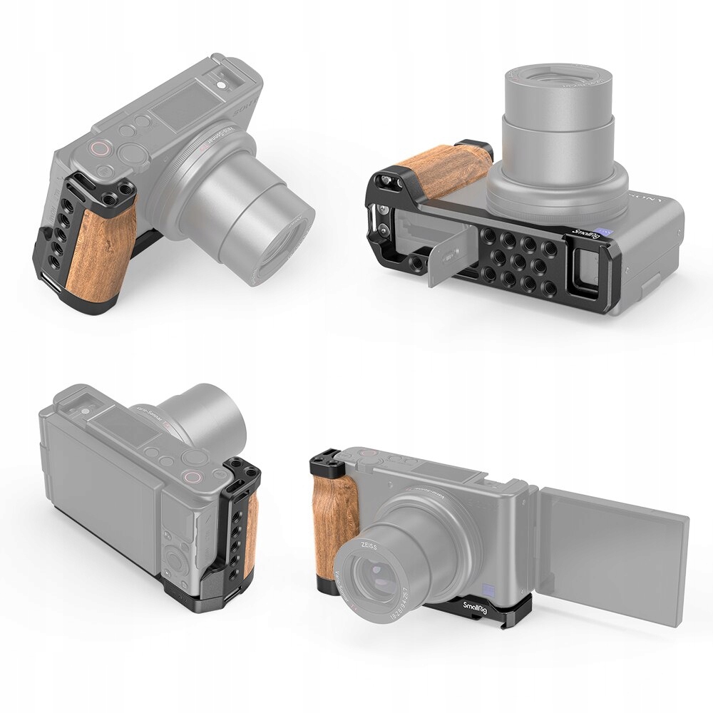 Sony ZV1 Vlogging drewniany uchwyt Model 12345