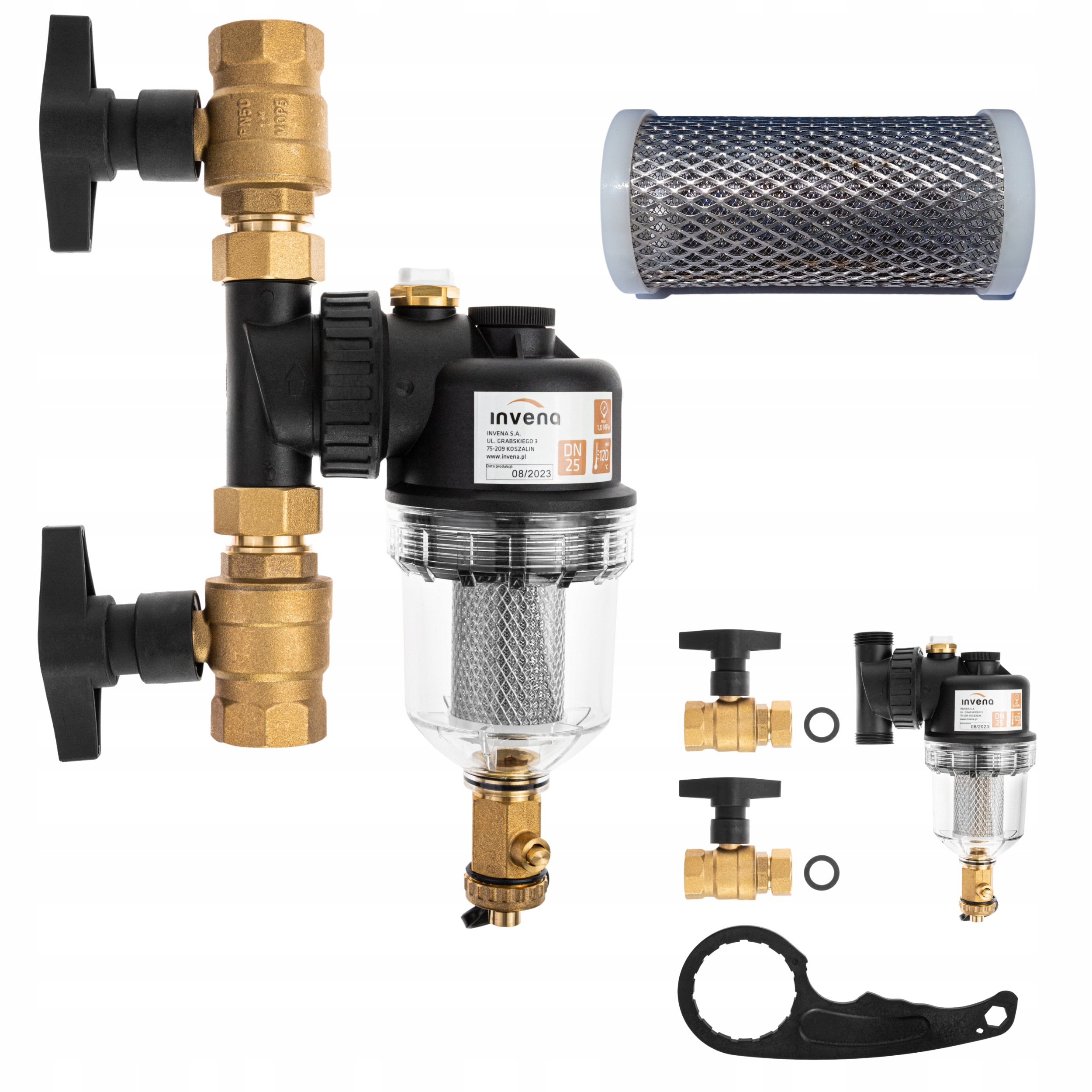 Filtr Separator Vody A Nečistot Magnetický Pro Instalace Út 1" DN25