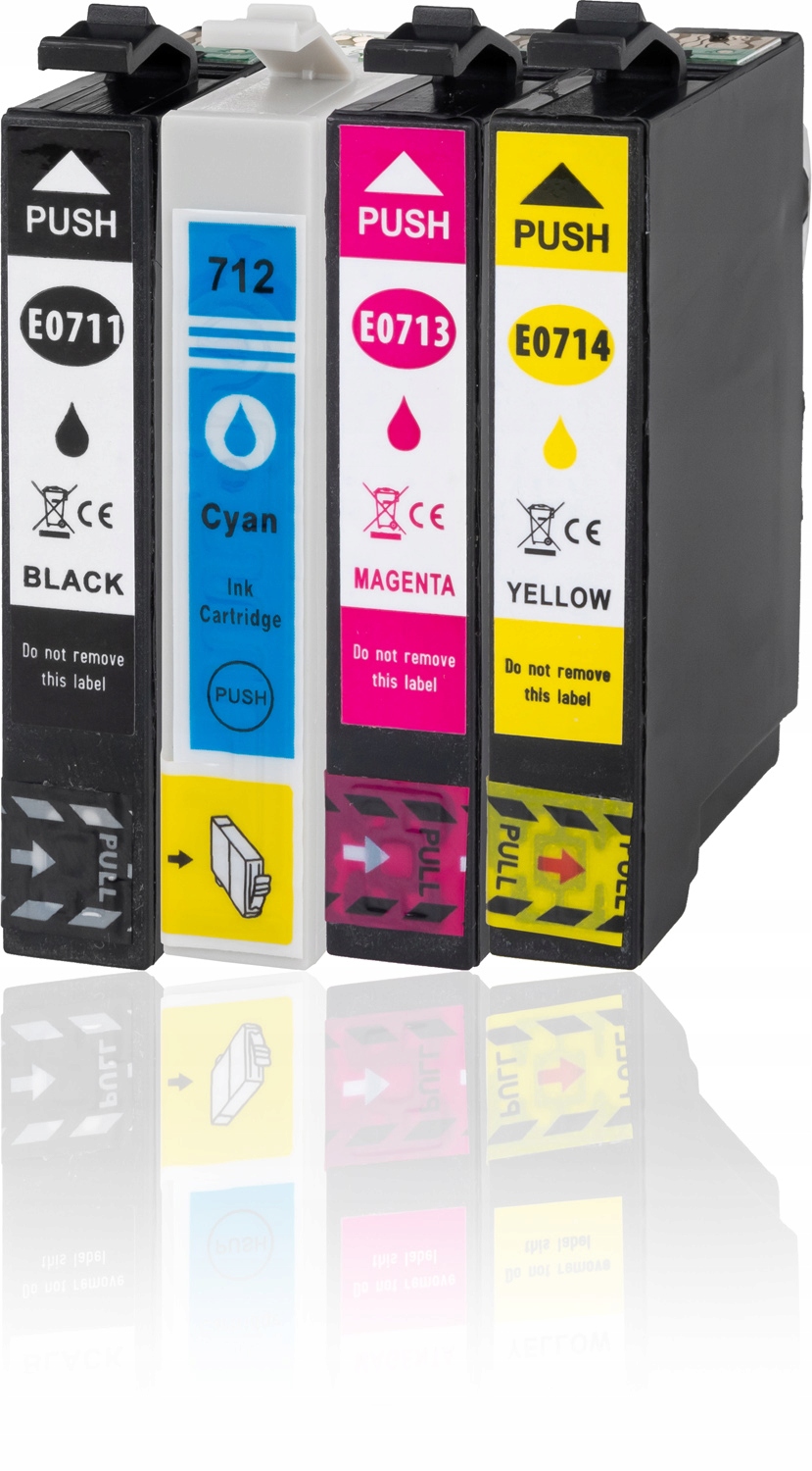 

4x Tusze Do Epson Stylus SX215 SX218 D78 DX7450