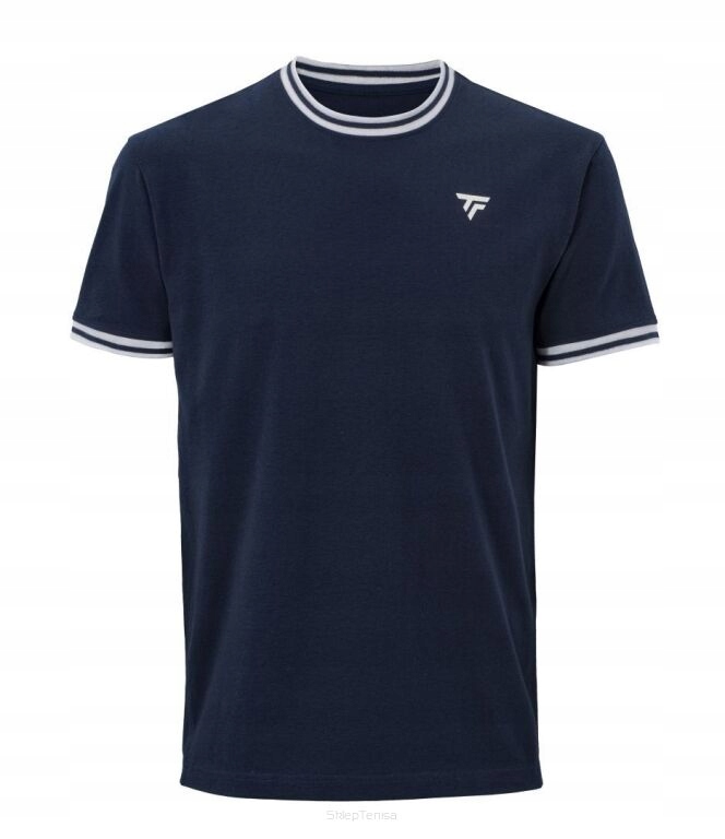 Koszulka tenisowa Tecnifibre Team Stretch granatowa XL