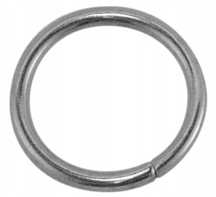 Kovové kolečko 45/5mm 50 Ks. O-kroužek stříbrný