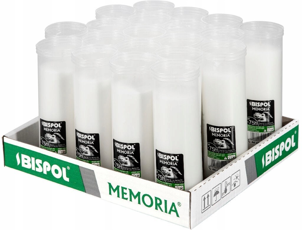 do hřbitovních svíček náplně do svíček Bispol P280 75H 20 Ks