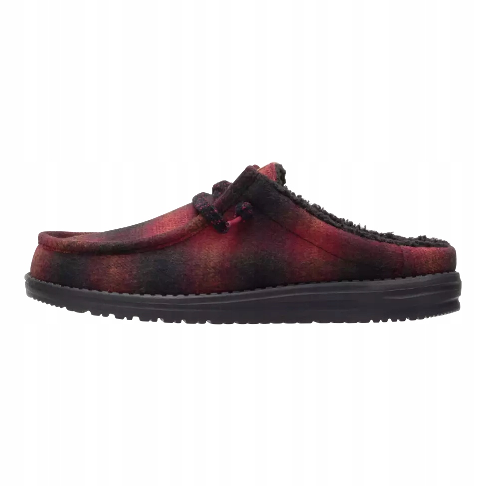 HeyDude Pánské lehké mokasíny Polobotkové boty Wally Slip Plaid 45