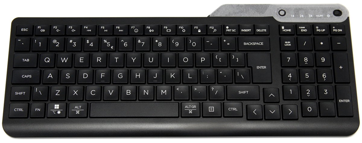 Bezdrátová klávesnice Hp 460 Multi-Device Bluetooth černá 7N7B8AA