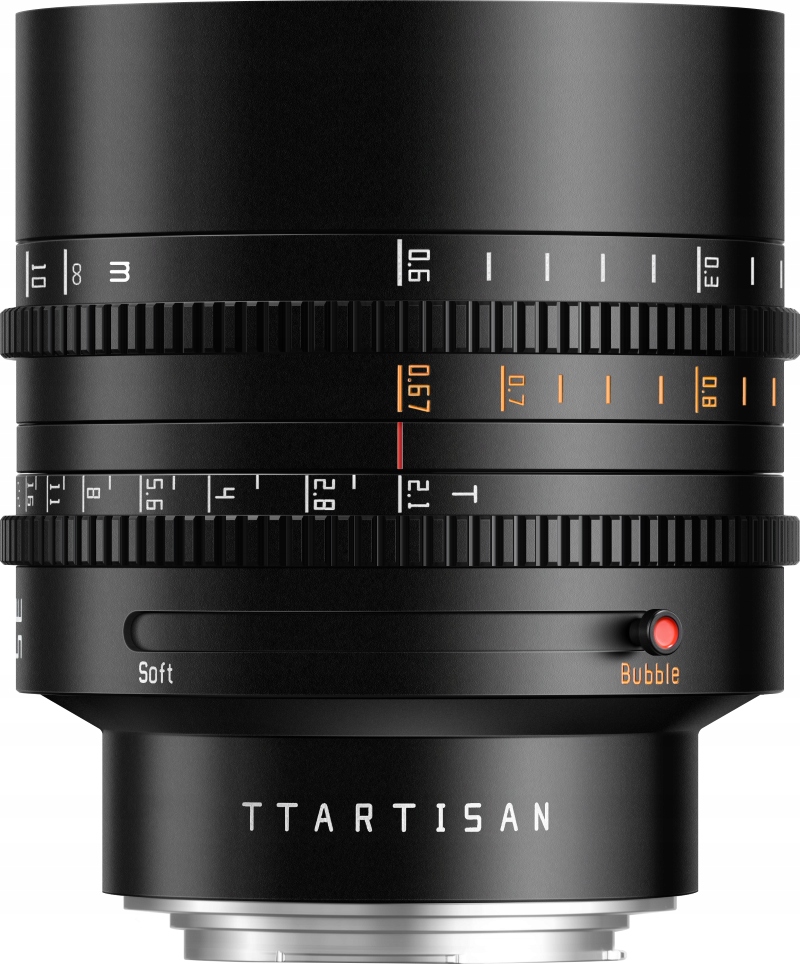 TTArtisan 85mm T2.1 Cine Soft-Bubble Canon Rf