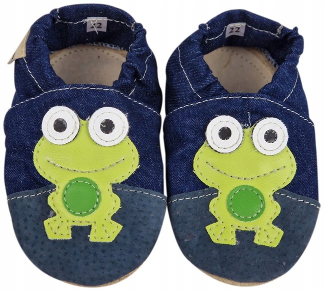 

Kapcie dreptulki paputki ciapki jeans z żabką R.28
