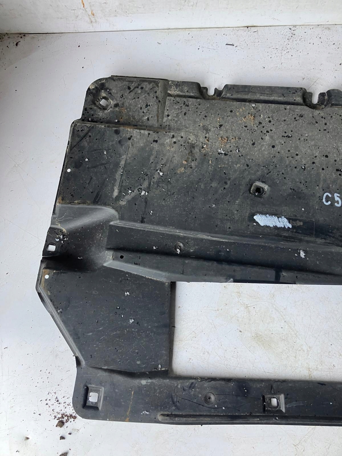 cover chassis right CITROEN C5 III X7 9672036380