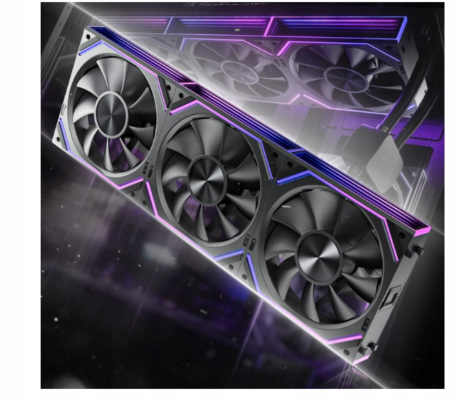 Wentylator obudowy komputera 120mm 3 pak Argb Daisy Chain Infinity Mirror