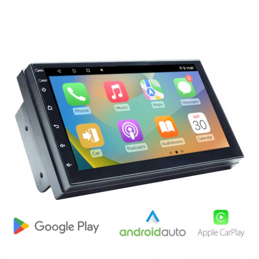Univerzálne dotykové autorádio 7 palcov 2DIN Android Auto Carplay Bt
