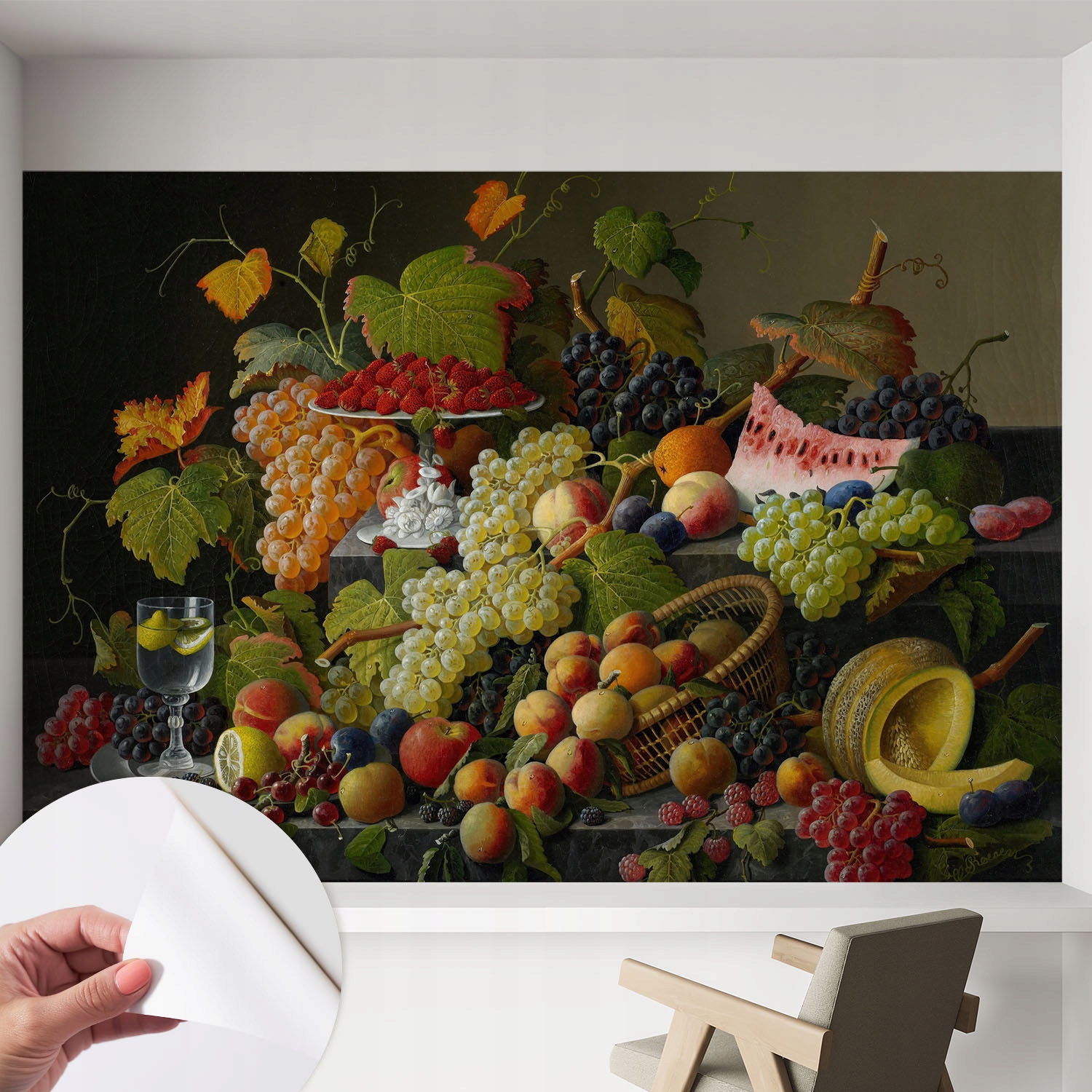 Fototapeta Samolepicí na zeď Ovocná kompozice 152 x 104 cm
