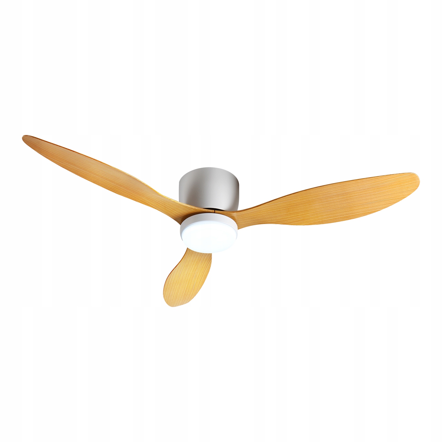 Led Stropná Lampa Drevo Ventilátor Vetrák Lampa S Vetrákom 105 CM Diaľkový Ovládač