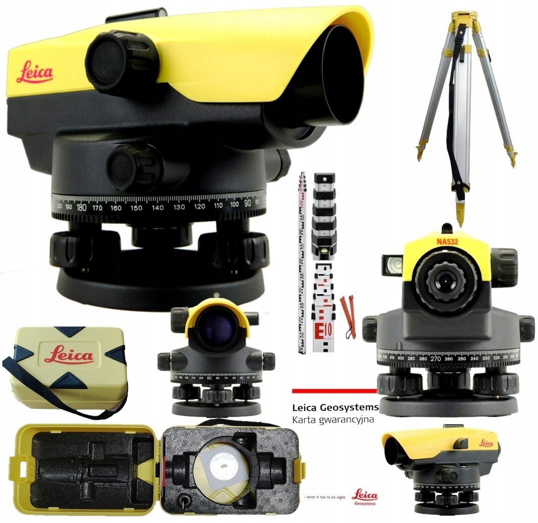 LEICA NA532 NIWELATOR OPTYCZNY PROFESJONALNY AUTO