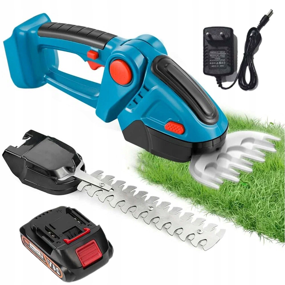 Bezprzewodowa Podkaszarka I Nożyce Do Trawy2w1 24v Z Regulacją Kąta 1500mah