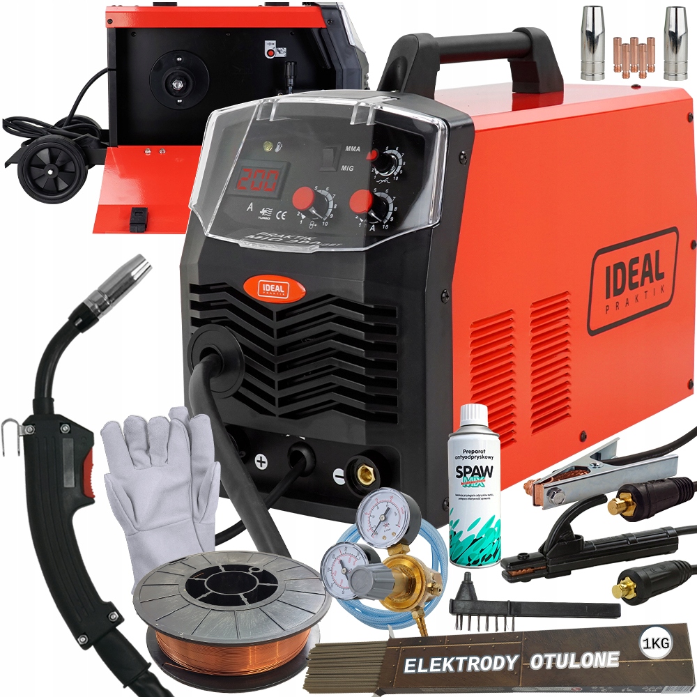 SPAWARKA MIGOMAT IGBT 2w1 IDEAL PRAKTIK MIG 200