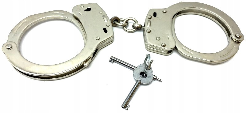 Tréninková Pouta Kalená Ocel Policie Silná