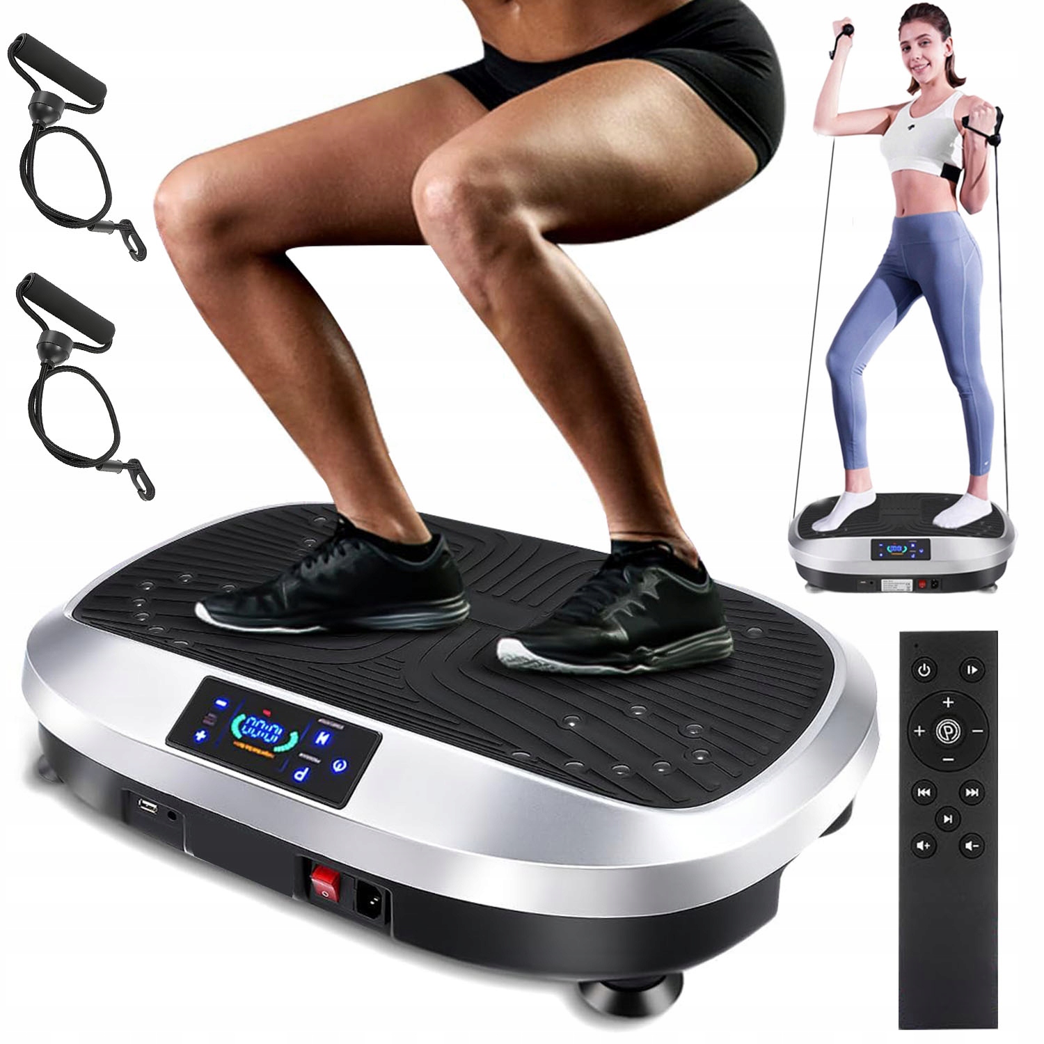 Vibrační Platforma Masážní Přístroj Bluetooth Hudba S 120ÚROVŇOVÝM Displejem