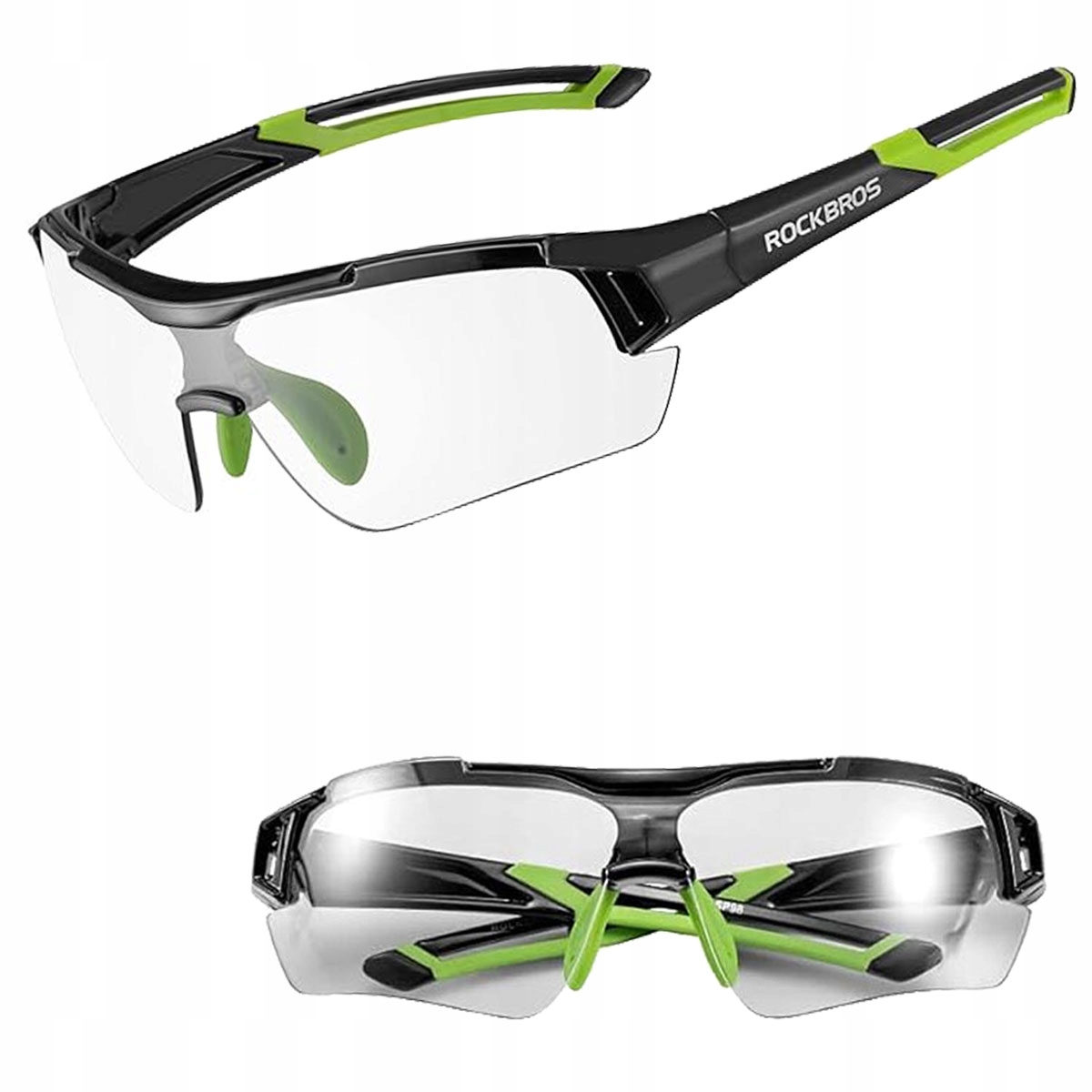 Okulary rowerowe fotochromowe na rower, do biegania, z filtrem Uv, Rockbros