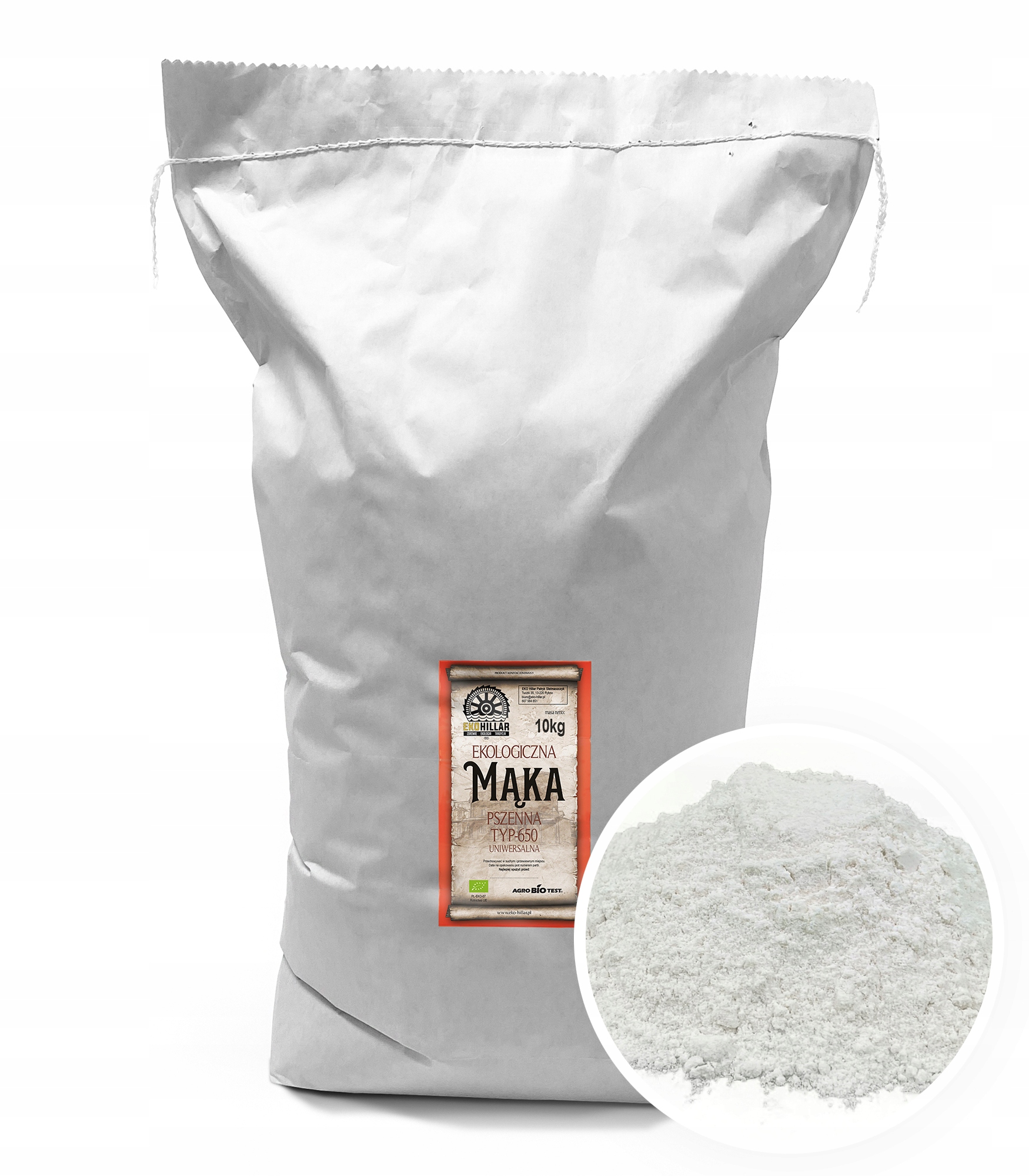Ekologiczna Mąka Pszenna Typ 650 10 Kg Bio