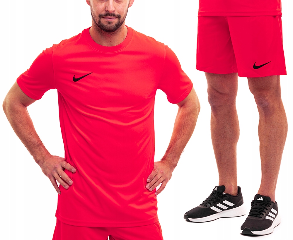 Sportovní oblečení Nike Dry Park Pánský komplet Pohodlné tričko Kraťasy vel. S