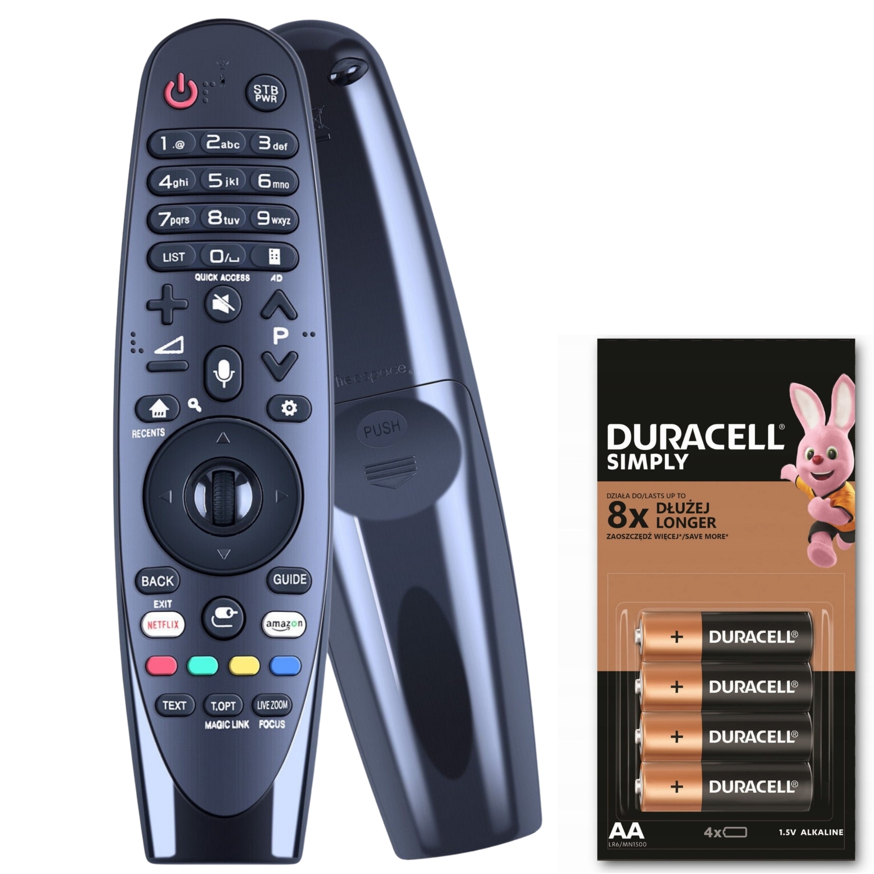 Pilot Magic Pro Lg AN-MR650A Magic Nertflix UJ6517 UJ750V UJ7507 Baterie