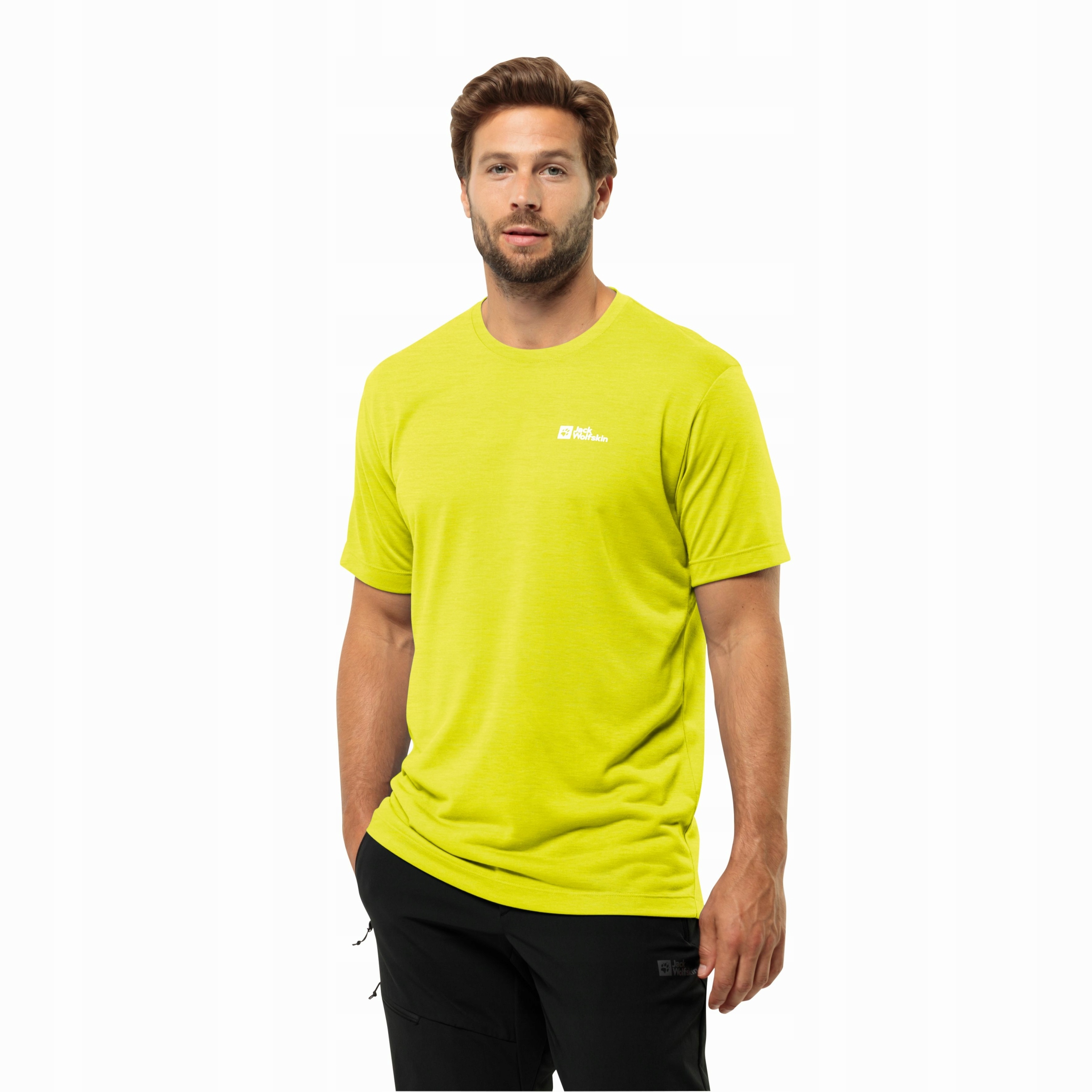 Męski t-shirt szybkoschnący koszulka Jack Wolfskin Vonnan S/s T S