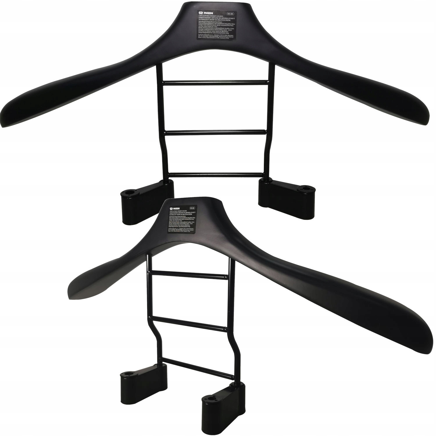 MOZOS WS-BK SAMOCHODOWY WIESZAK NA UBRANIA UCHWYT KURTKĘ MARYNARKĘ UCHWYT