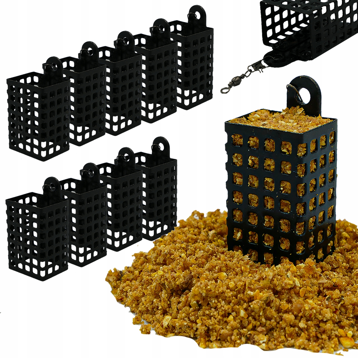 

Koszyczek Koszyki Zanętowe 50g z Krętlikiem x10