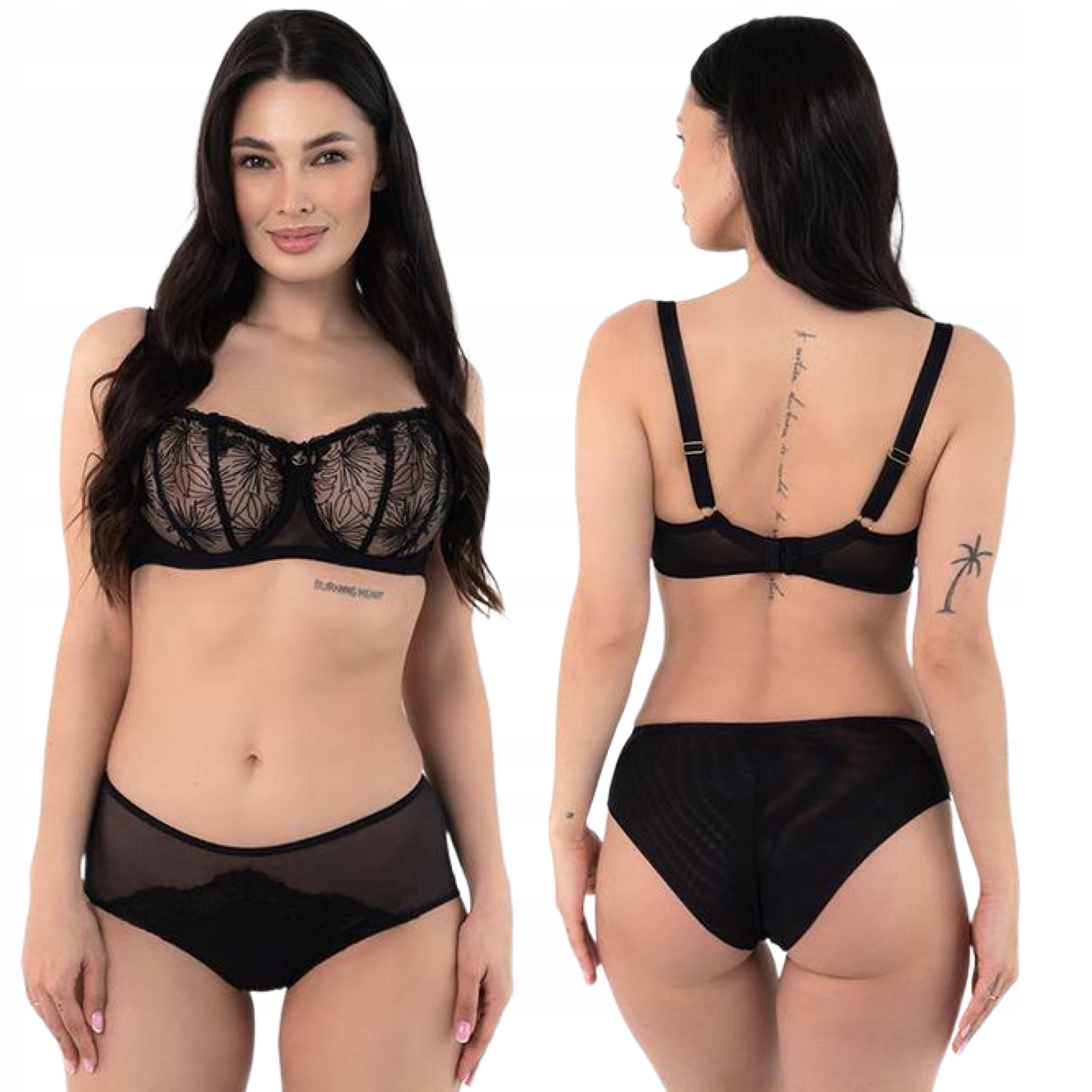 Jiřina Daria černé kalhotky maxi XXL